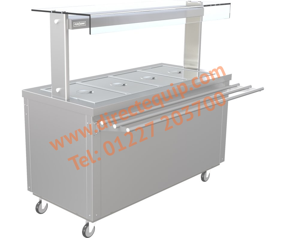 Parry FS-HB4 Flexi-Serve Hot Cupboard with Dry Bain Marie Top